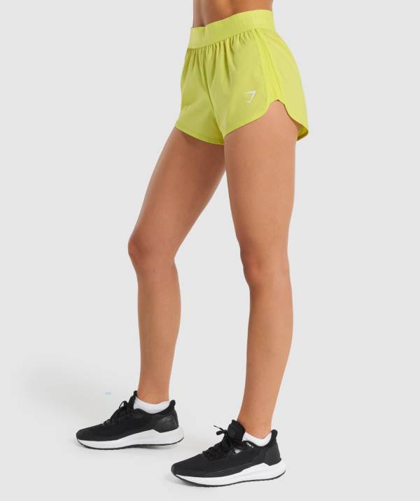 Damske Šortky Gymshark Training Loose Fit Žlté | HF9782360